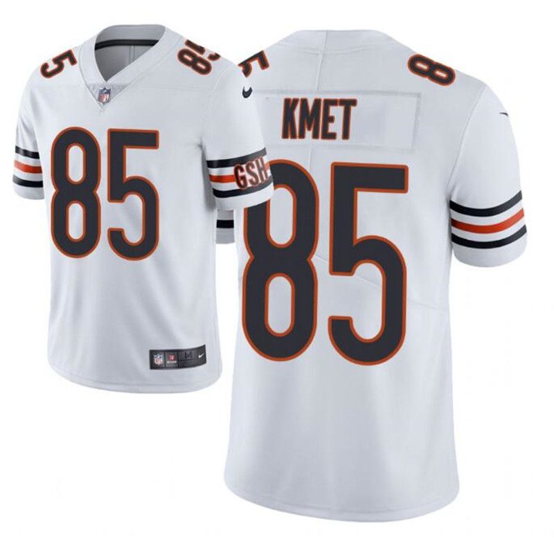Men Chicago Bears #85 Cole Kmet Nike White Limited NFL Jersey->chicago bears->NFL Jersey